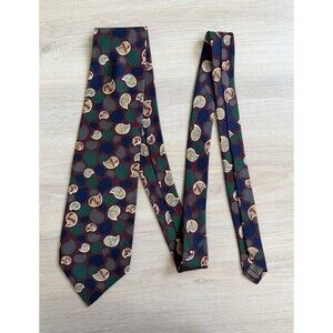 Vintage Robert Talbott Men Silk Paisley Tie Multicolor Woven One Size Made in US